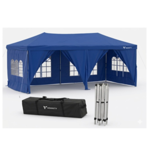 Carpa Plegable 3x6m Azul Profesional XL con 5 Paredes