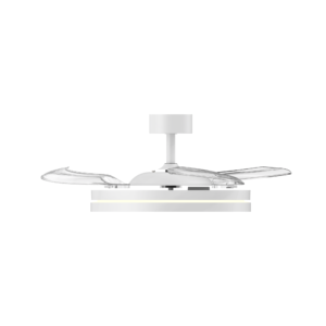 Ventilador de Techo LED 30W Motor DC Silencioso Blanco