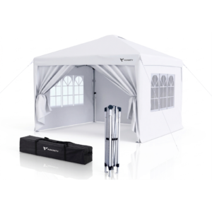 Carpa Plegable 3x3m Profesional Blanca para Eventos y Bodas
