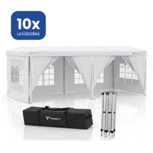 Carpa Plegable 3x6m Blanca XL para Bodas y Catering