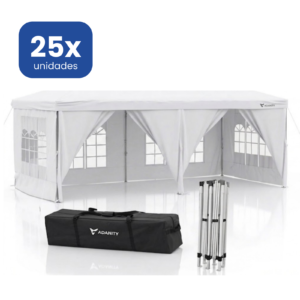 Carpa Plegable 3x6m Blanca XL para Bodas y Catering
