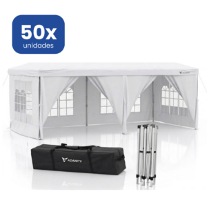 Carpa Plegable 3x6m Blanca XL para Bodas y Catering