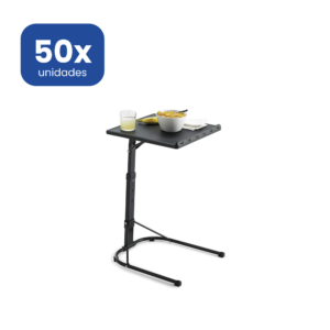 Escritorio Plegable Regulable 43x43 cm para Portátil y Sofá - 50 unidades