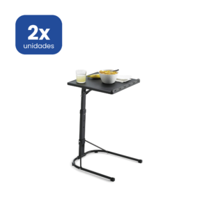 Escritorio Plegable Regulable 43×43 cm para Portátil y Sofá