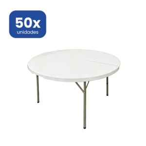 Mesa Redonda Banquete 150 cm para Bodas, Catering y Eventos